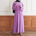 thumbnail image 6 of WJHWSX Womens Dresses,Dresses for Women,Womens Fall Dresses,Long Sleeve,Crew Neck,Easy Care,Solid,2XL(US:12), 6 of 9