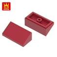 thumbnail image 3 of 266Pcs/lot 85984 Slope 30 1x2x2/3 Roff Block Moc Color Accessories Compatible with Brick DIY Children's Toy Assembly Parts 37.Dark Azure about 266pcs, 3 of 6