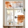 thumbnail image 7 of Valances for Windows Valance Rod Pocket Light Filtering Short Window Treatments Curtains for Kitchen Bathroom Living Room Bedroom, 1 Panel, 42 x 18 Inch, 7 of 7