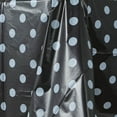 thumbnail image 4 of Efavormart 54" x 72" 10 Mil Thick Perky Polka Dots Waterproof Tablecloth PVC Rectangle Disposable Tablecloth - Black/White, 4 of 4