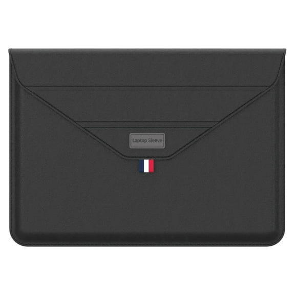 GASTROPOD 15 Inch Laptop Case,Pu Foldable Waterproof Laptop Sleeve,Microfleece Lining Laptop Cover,Computer Cases for Laptops Notebook Tablet Ultrabook,Black