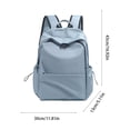 thumbnail image 3 of Dmlowu Lightweight Nylon Travel Backpack, 14 Inch Waterproof Laptop Backpack for Work College, Multi Pocket Backpack, Personal Item Travel Bag for Airplane, 3 of 6