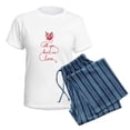 thumbnail image 5 of CafePress - All You Knit Is Love Pajamas - Women's Short Sleeve Print T-Shirt and Pants Light Cotton Pajama Set, 5 of 7