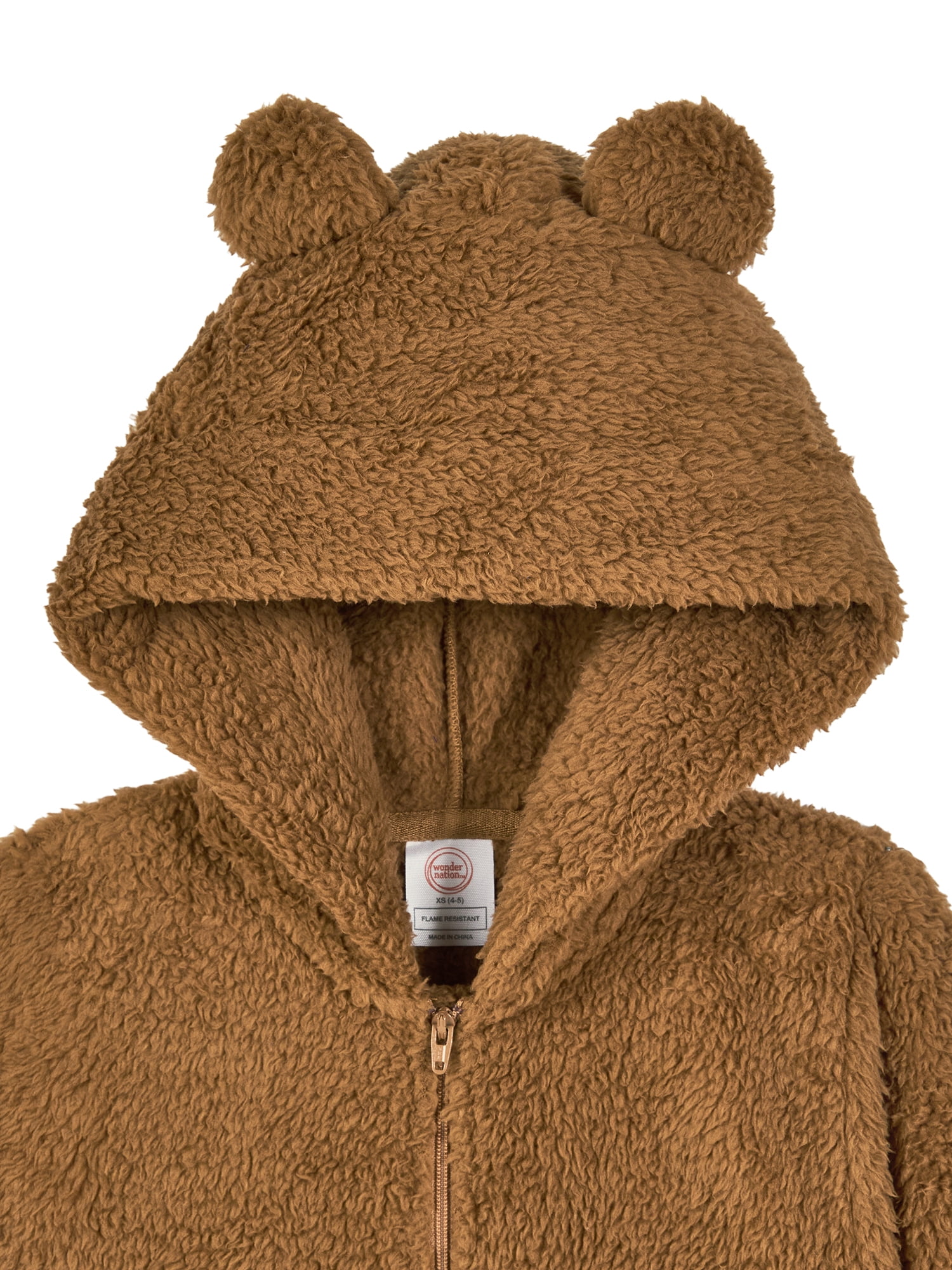 Wonder Nation Boys Long Sleeve Sleep Onesie, One-Piece, Sizes 4-18