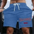 thumbnail image 1 of WILLBEST Pantalones Cortos Casuales para Hombre, Ligeros, de Verano, con Estampado de Letras, para Actividades Diarias y de Ocio., 1 of 3