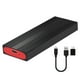 thumbnail image 1 of SSD Case Recinto Caso Externo M.2 NGFF NVME 6/10GBPS USB3.2 Gen2 Tipo C para La Tecla M Clave SATA B Tecla/B+M, 1 of 9