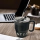 thumbnail image 1 of Taza aislada, taza de paja de acero inoxidable, duradera, portátil, reutilizable, taza térmica Taza de café para de leche Bebidas calientes frías Negro perfecl Taza aislada para sorber, 1 of 7