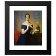 thumbnail image 2 of Moritz Von Schwind 15x18 Black Modern Framed Museum Art Print Titled - Portrait of the Singer Caroline Hetzenecker (1848), 2 of 5