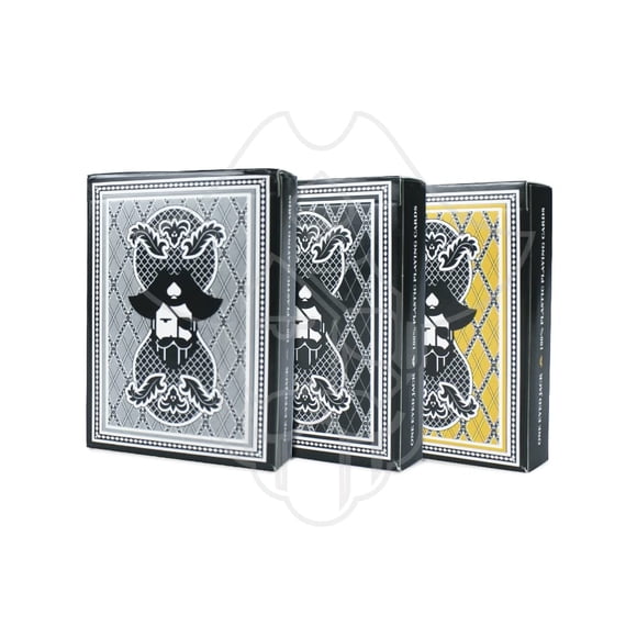 One Eyed Jack Cartes à Jouer en Plastique Premium Lot de 3 pour Adulte - Cartes à Jouer Multicolores / en Plastique, Durables et Longue Durée / avec un Bien Meilleur Aspect / Cadeau pour Famille & Amis, Cartes à Jouer