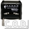 Self-Inking C.O.D. Stamp (Outline Text) with Yellow Ink