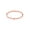 Rose Gold Tone, variant on Gold, Rose Gold, or Rhodium Plated Crystal Flower and Round Beads Wire Bangle