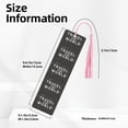 thumbnail image 3 of Kdxio Travel The World1 Print Metal Tassel Bookmarks,Perfect Gift for Art Lovers and Bookworms Metal Bookmarks for Women, 3 of 8