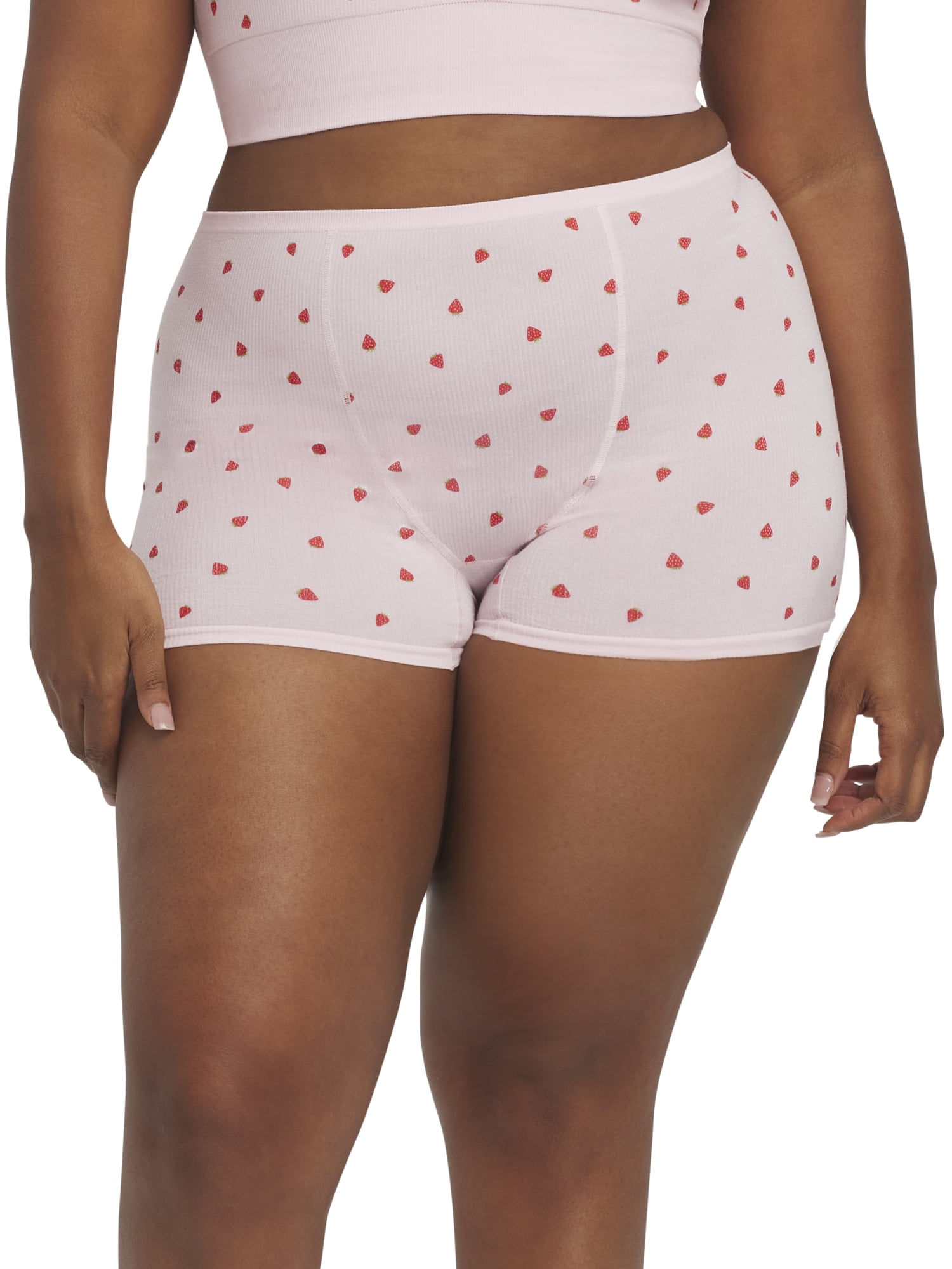 Mills by Millie Bobby Brown Women's Softie Ribbed Shortie Panties, Sizes XS-XXXL