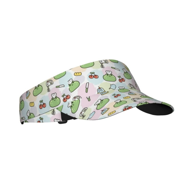 Balery Frog Wear Chef Hat Gorra deportiva con visera ajustable para mujer y hombre (talla única)