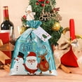 thumbnail image 2 of Christmas Candy Bags with Drawstring, Santa Elk Gift Bags for Candy, Cookies, Chocolates, Small Gifts, Holiday Party Favor Pouches, 2 of 5