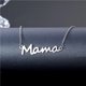 thumbnail image 2 of Collar con colgante de letras de acero inoxidable para mujer, regalos de amor para madres, joyería para mamá, accesorios de envío directo, Bisutería, 2 of 4