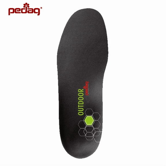 pedag® OUTDOOR Sports Line Insole for Extensive Outdoor Activities, Golfing and Hiking, Size W12 M9/10