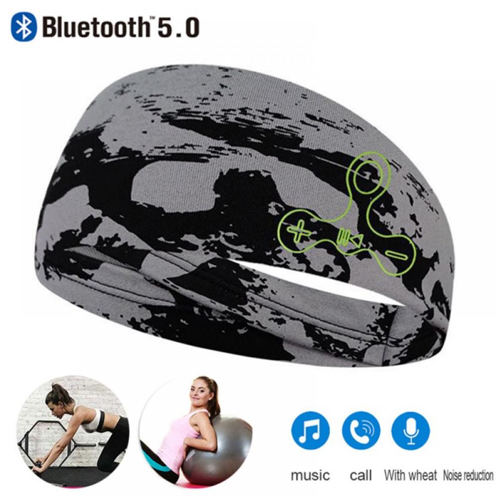 Wireless Bluetooth Music Headband Knits Sleeping Earphones Speaker Home Bluetooth Sleep Headphone Warm Cap for Travel - image 4 of 5