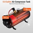 thumbnail image 4 of Qinaqin 150dB 4 Trumpet Train cm de Alturaorn Kit – Global 12V Air para Pickup Truck Car Motorcycle Semi RV SUV Boat 1 Gallon Tank & 150 PSI Compressor Speakers Inline 3L/1 Gallon, 4 of 7