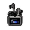 thumbnail image 1 of Auriculares Intrauditivos Inalámbricos V8 con Cancelación de Ruido ANC, Controles de Pantalla Táctil, Color Negro, 1 of 5