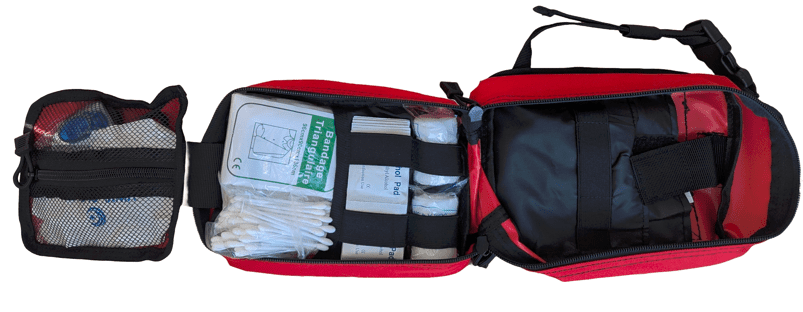 WT Outdoors Hunting and Fishing First Aid Trauma Kit .Quick Deployment Bag anti Burn Choking , Survival Device Care,Blanket, CPR Mask – Bleed