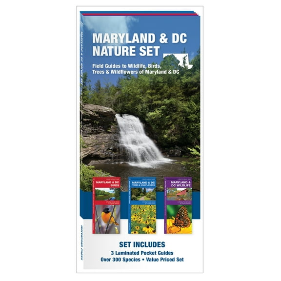 Nature Observation North America Maryland & DC Nature Set: Field Guides to Wildlife, Birds, Trees & Wildflowers of Maryland & DC, (Paperback)