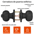 thumbnail image 4 of Este producto es ideal para ser utilizado como una cerradura de la puerta delantera, una cerradura de la puerta trasera o una cerradura de la puerta del dormitorio, 4 of 5