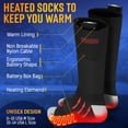 thumbnail image 2 of Calcetines térmicos Trazon con batería eléctrica recargable unisex, 2 of 7