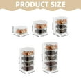 thumbnail image 3 of Modular Condiment Rack with Sealed Jars - 12-Pod Spice Organization System for Countertop Sugar, Salt & Cooking Essentials | Airtight Freshness Jars Rack With Sealed Cover(White-3 Layer), 3 of 9