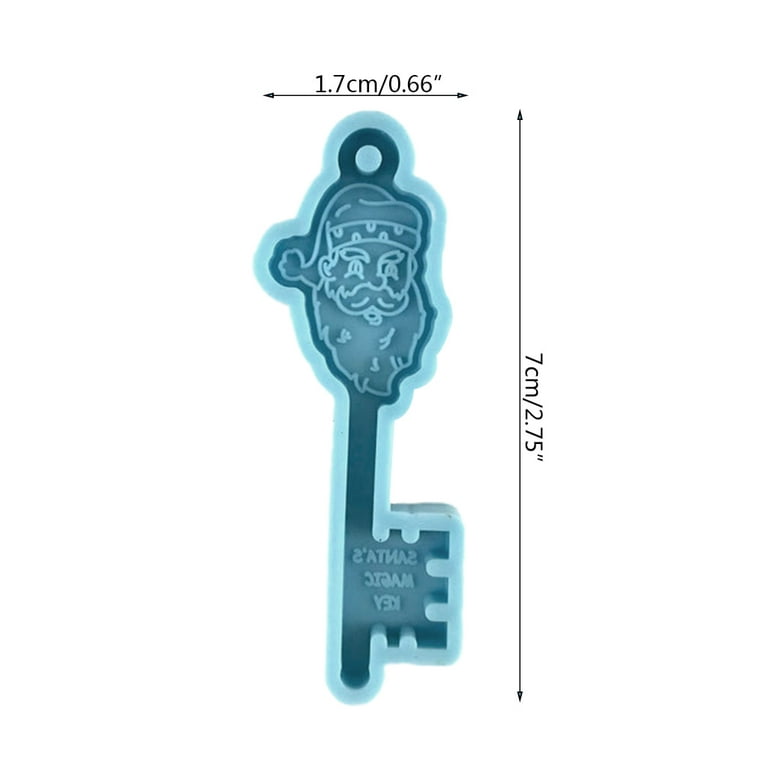 Kawaii Key and Key Lock Resin Charm | Decoden Phone Case DIY | Kitsch  Jewelry Making (2 pcs / Blue)