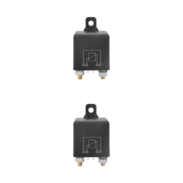 Tholdsy Relé de coche automotriz 100A controlador de interruptor electrónico extraíble reemplazo de automóvil modificación mantenimiento Type2 NO2