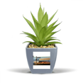 thumbnail image 1 of Fisherman Art Deco  Fashion Fake Pineapple Flower Pot Vase Mini Decor, 1 of 3
