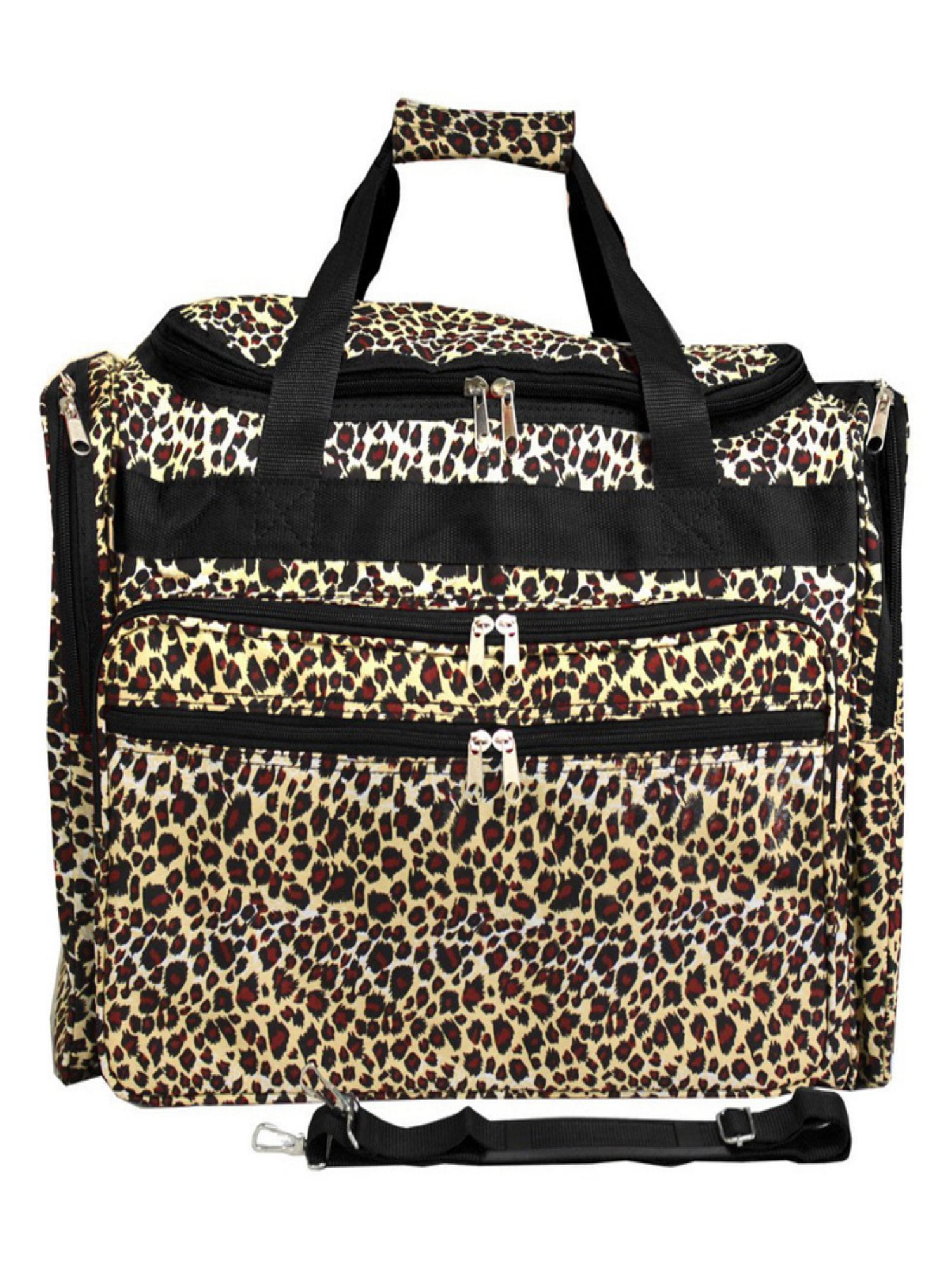 World Traveler Leopard 19 in. Shoulder Duffel Bag - Walmart.com