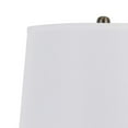 thumbnail image 2 of 31 Inch Table Lamp Set of 2, White Shade, Tapered Glass Body, Metal Base, 2 of 6