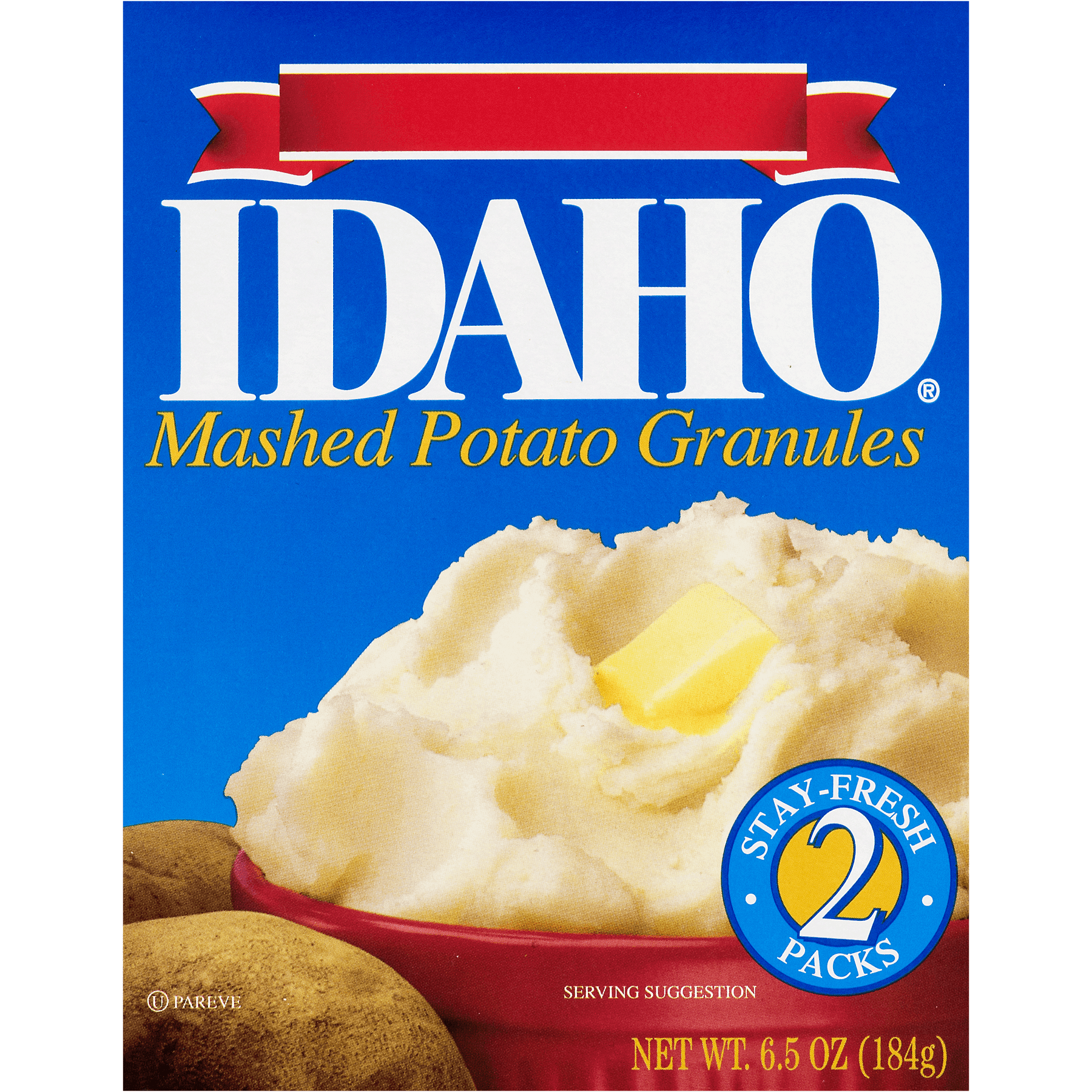 Idaho mashed potatoes blue box hotsell