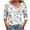 Style24-Brown, variant on EaskTriop Women Curvy Friendly Loose 3/4 Sleeve V Neck Blouses, Stretch Daily Basic Tops for Dating Weekend Outings