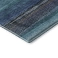 thumbnail image 3 of Addison Rugs Mayfield Premium Machine Washable Transitional Stripes Teal Rectangle Rug, 10' X 14' Machine Washable Transitional Stripes Teal Oversized Sherpa Throw Blanket, 3 of 6