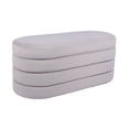 thumbnail image 5 of Techni Home Velvet Ottoman Bench with Storage, Taupe, 5 of 5