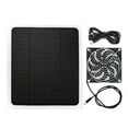 thumbnail image 1 of Labymos 20W 12V Monocrystalline Silicon Solar Panel Solar Power Panel Exhaust Fan Mini Portable Cooling, 1 of 6