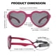 thumbnail image 3 of Gafas de sol polarizadas para bebé NULOOQ flexibles con forma de corazón, 3 of 5