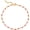 CZ Rose, variant on Bracelet for Women 18K Dainty Paperclip Cubic Zirconia Disc Bead Simple Boho Minimalist Stacking Layered Link