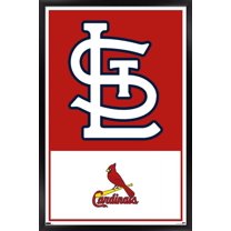 MLB St. Louis Cardinals - Logo 22 Wall Poster, 14.725" x 22.375" Framed
