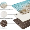 thumbnail image 3 of Blue Sea Summer Bathroom Rug Set of 3, Tropical Beach with Starfish 3 Pieces Bath Mats Set, No Silp Washable Cover Floor Rug Decorations for Kitchen Bathroom Bedroom, 3 of 6