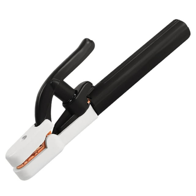 Soporte para electrodos, Mango antideslizante de 500Amp, alicates de soldadura eléctrica antiescaldaduras, alicate de cobre, abrazadera de tierra para