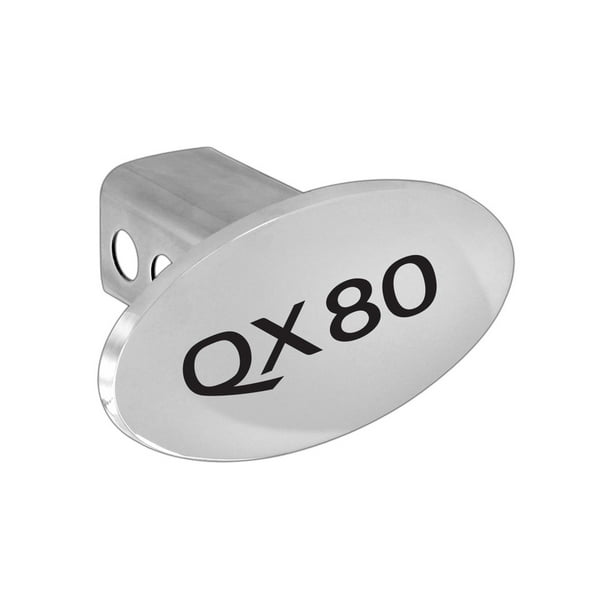 Infiniti QX80 2" Chrome Trailer Tow Hitch Cover Plug