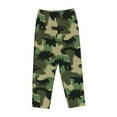 thumbnail image 4 of Junzan Camouflage Dinosaur Women'S Pajama Pants Drawstring Comfy Sleep Bottoms With Pockets, 4 of 9