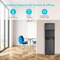 thumbnail image 5 of Avalon A3BLK Self Cleaning Bottom Loading Water Cooler Dispenser, 3 Temperature-UL/Energy Star Approved-Black Stainless Steel, 5 Gallons, 5 of 5