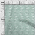 thumbnail image 1 of oneOone Viscose Chiffon Teal Green Fabric Square Geometric Craft Projects Decor Fabric Printed By The Yard 42 Inch Wide, 1 of 4