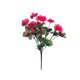 thumbnail image 1 of Real Sentir Flores Artificial Azalea Ramo Rosa Caliente 13.78In, Ornamentos Rojos Oscuros, Simulación Verde para Arreglo de Decoración Del Jardín Del Hogar, 1 of 6