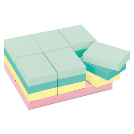 Post-it Notes Original Pads in Marseille Colors, Value Pack, 1 1/2 x 2, 100-Sheet, 24/Pack -MMM65324APVAD
